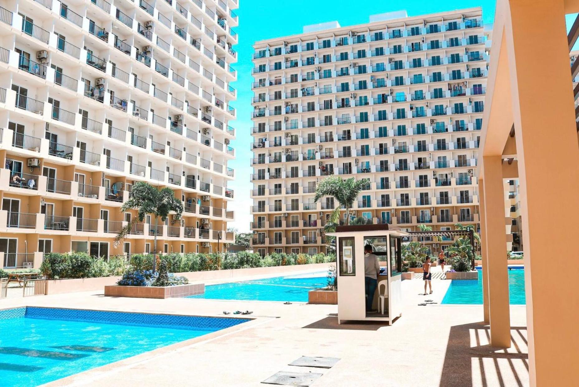 Cozy Condo Near Airport With Pool And Ocean View Suba Basbas Exterior photo